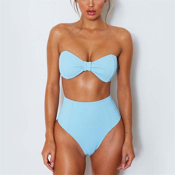 High Waisted Bow Bikini