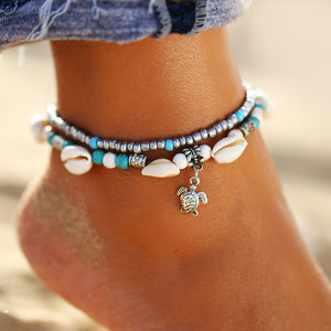 Bohemian Turtle Anklet