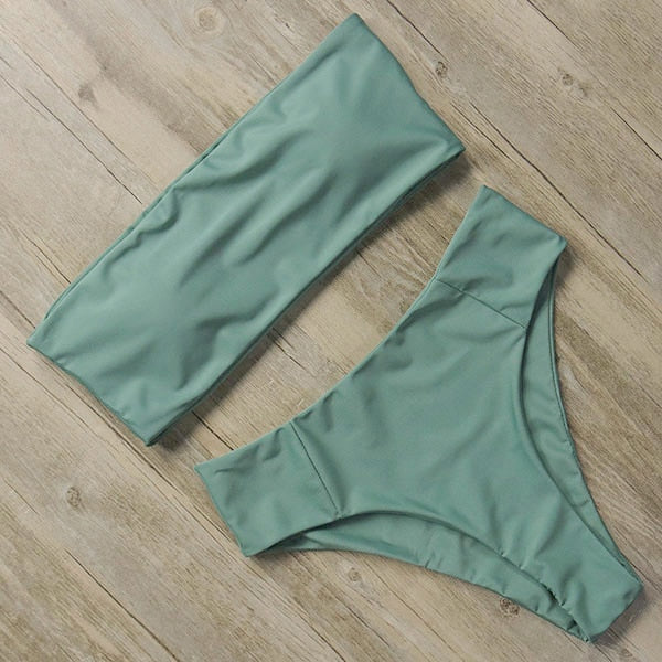 Bandaeu High Waisted Bikini