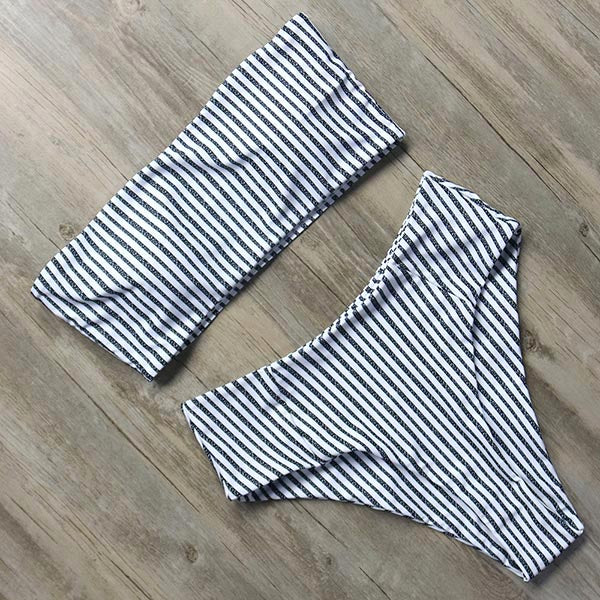 Bandaeu High Waisted Bikini