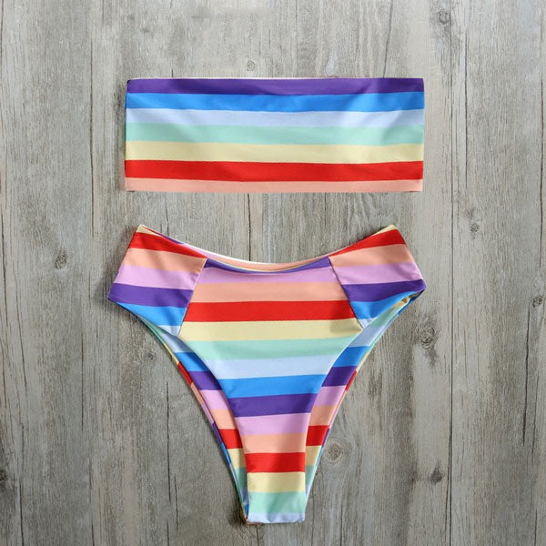 Bandaeu High Waisted Bikini