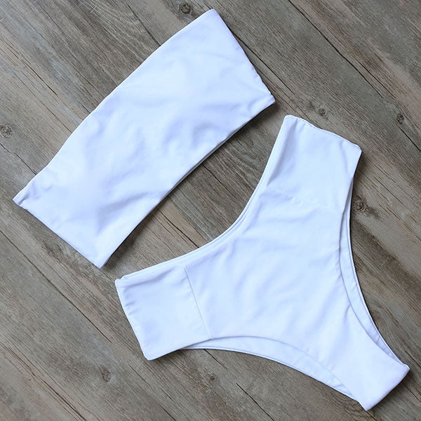 Bandaeu High Waisted Bikini